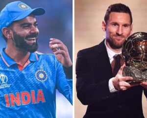 Pubity Male Athlete Award Of 2023-Virat Kohli Pips Lionel Messi To Win this award