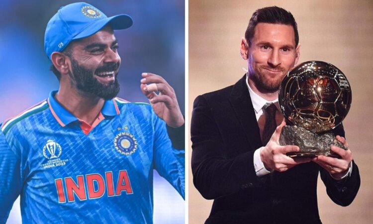 Pubity Male Athlete Award Of 2023-Virat Kohli Pips Lionel Messi To Win this award