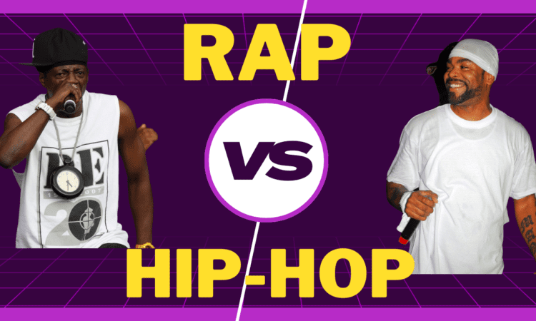 Differences between rap and hip-hop